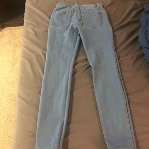 Slim fit light denim jeans